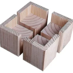 Pallar>Sats med 4 sänghöjare, trälyft för tunga möbler