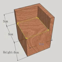 Pallar>Sats med 4 sänghöjare, trälyft för tunga möbler