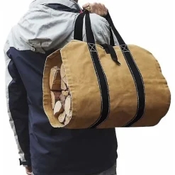 HAPPYSHOP Kistor & Koffertar>Säck med Ved Khaki