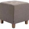 BellaFurn Pallar>Seat Pall, Ottoman - Modern Elegant Design med hållbara dammbeläggningar, komfort och styrka Färg: Taupe