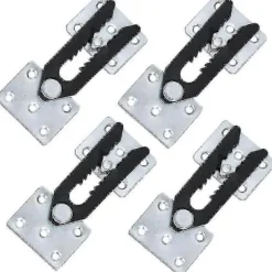 Soffor>Sektionssoffkoppling, 4 st Metall Sofffog Snäpp Alligator Stil Sektionssoffkoppling
