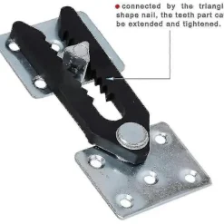 Soffor>Sektionssoffkoppling, 4 st Metall Sofffog Snäpp Alligator Stil Sektionssoffkoppling