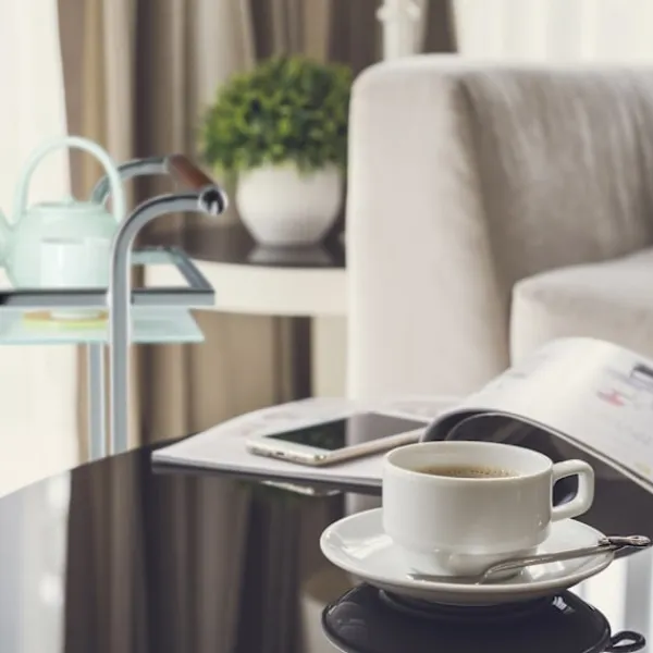 B2X Sideboards>Serveringsvagn frostat glas