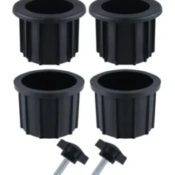 Balkongmöbler>Set (6 delar) Balkongparasolltillbehör, 4 paraplyhålsringar och 2 handskruvar, paraplystativtillbehör för altanbord balkongterrasser