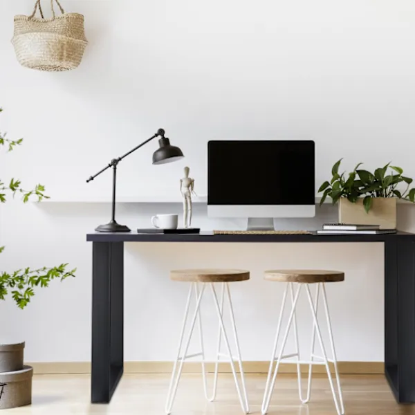 B2X Balkongmöbler>set med 2 bordslöpare svart