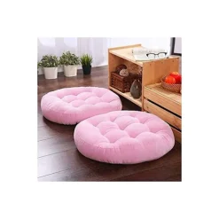 OCEAN Sittpuffar>Set med 2 Japanska Tjocka Bomulls Tatami Runda Tjocka Sittdynor