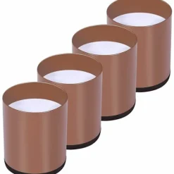 OCEAN Sängar>Set med 4 Sängben i Kolstål, Möbelhöjare Lägger Till 5 cm Höjd