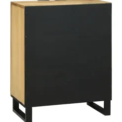 vidaXL Skåp>Sideboard Naturfärg 60 x 33,5 x 75 cm Massivt mangoträ