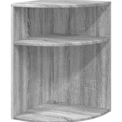 vidaXL Småbord>Sidobord Grå Sonoma 39,7 x 39,7 x 60 cm Konstruerat trä