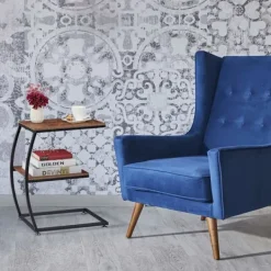 B2X Småbord>Sidobord industriell design 2 nivåer