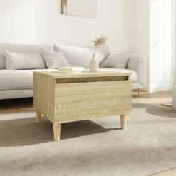 vidaXL Soffbord>Sidobord sonoma-ek 50x46x35 cm konstruerat trä