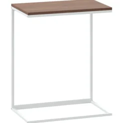 vidaXL Småbord>Sidobord vit 55x35x66 cm konstruerat trä