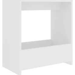 vidaXL Småbord>Sidobord vit 50x26x50 cm konstruerat trä
