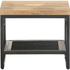 vidaXL Småbord>Sidobord 40x40x35 cm massivt mangoträ