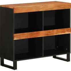 vidaXL Hyllor>Sidoskåp 85x33x75 cm massivt akaciaträ