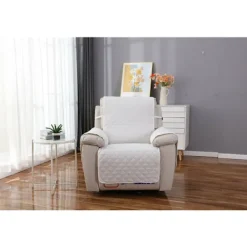 Fåtöljer>1-sits fritidsfåtölj överdrag, sovrum vattentät fåtöljskydd sofföverdrag (Beige 55×200)