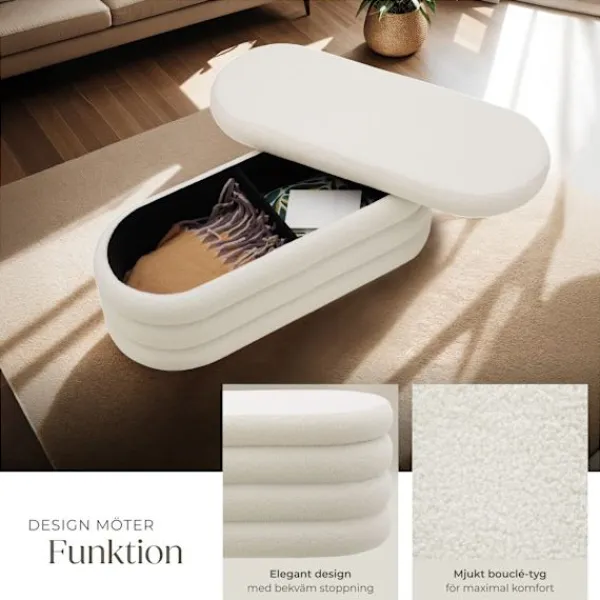 tectake Kistor & Koffertar>Sittbänk med generöst förvaringsutrymme Altu
