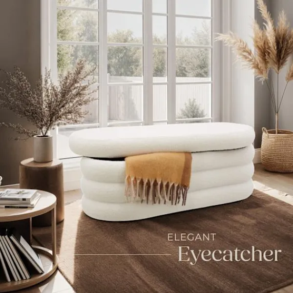 tectake Kistor & Koffertar>Sittbänk med generöst förvaringsutrymme Altu