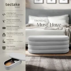 tectake Kistor & Koffertar>Sittbänk med generöst förvaringsutrymme Altu