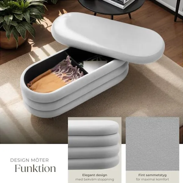 tectake Kistor & Koffertar>Sittbänk med generöst förvaringsutrymme Altu