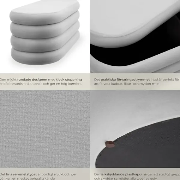 tectake Kistor & Koffertar>Sittbänk med generöst förvaringsutrymme Altu