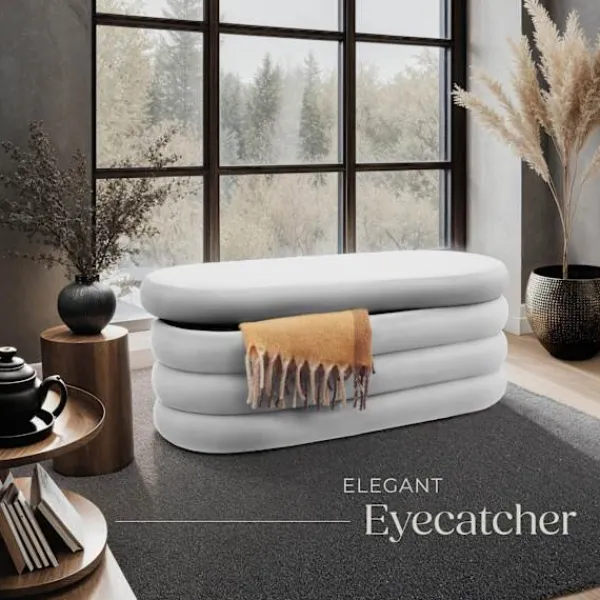 tectake Kistor & Koffertar>Sittbänk med generöst förvaringsutrymme Altu