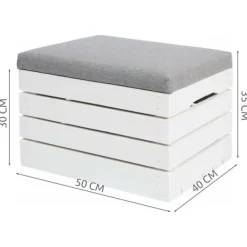 Kistor & Koffertar>Sittbänk med Lock - Förvaringskista