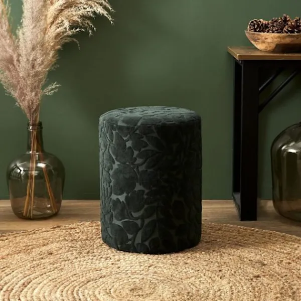 Northix Sittpuffar>Sittpuff med Lövmönster