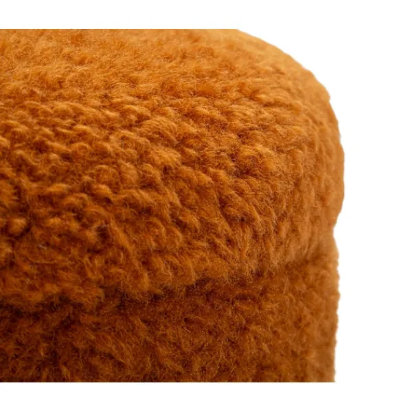 B2X Sittpuffar>Sittpuffset med förvaring, brunt teddytyg, 2 delar