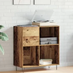 vidaXL Skåp>Skivskåp med hylla artisan ek 85 x 38 x 89 cm Konstruerat trä