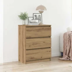 vidaXL Byråer>Skänk artisan ek 60x35x76 cm konstruerat trä