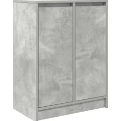 vidaXL Skåp>Skänk betong grå 57x34x76 cm konstruerat trä