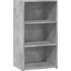 vidaXL Hyllor>Skänk betonggrå 50x41x93 cm konstruerat trä