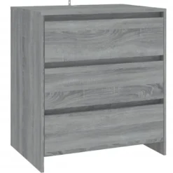 vidaXL Byråer>Skänk grå sonoma 70x41x75 cm konstruerat trä