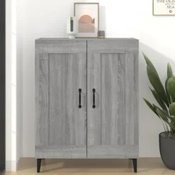 vidaXL Skåp>Skänk grå sonoma 69,5x34x90 cm konstruerat trä