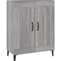 vidaXL Skåp>Skänk grå sonoma 69,5x34x90 cm konstruerat trä