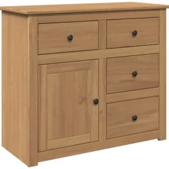 vidaXL Byråer>Skänk med lådor Panama 93x40x80 cm massiv furu
