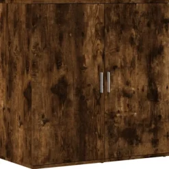 vidaXL Sideboards>Skänk rökfärgad ek 79x38x80 cm konstruerat trä