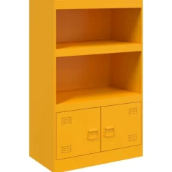 vidaXL Skåp>Skänk senapsgul 67x39x107 cm stål