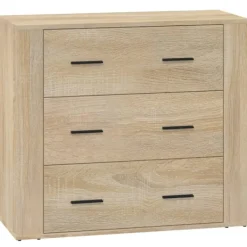 vidaXL Byråer>Skänk sonoma-ek 80x33x70 cm konstruerat trä