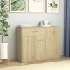 vidaXL Byråer>Skänk sonoma-ek 88x30x70 cm konstruerat trä