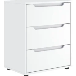 vidaXL Byråer>Skänk VISNES vit 60x40x73 cm konstruerat trä