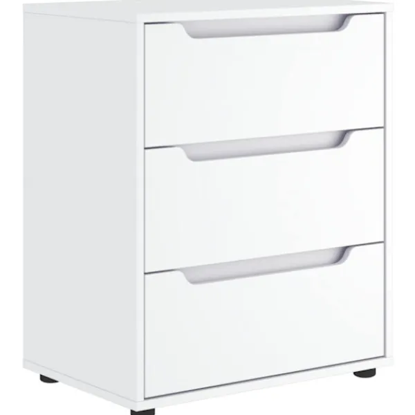 vidaXL Byråer>Skänk VISNES vit 60x40x73 cm konstruerat trä