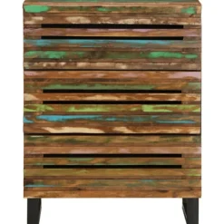 vidaXL Byråer>Skänk 60x34x75 cm massivt akaciaträ