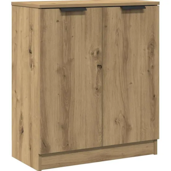 vidaXL Sideboards>Skänkar 3 delar ek 60x30x70 cm konstruerat trä