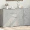 vidaXL Sideboards>Skänkar 2 st betonggrå 60x31x70 cm konstruerat trä