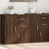 vidaXL Sideboards>Skänkar 2 st brun ek 60x31x70 cm konstruerat trä