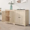 vidaXL Sideboards>Skänkar 2 st 70x35x80 cm massiv furu
