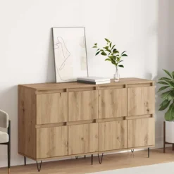 vidaXL Skåp>Skåp 2 pcs artisan ek 120 x 35 x 70 cm Konstruerat trä