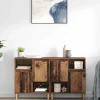 vidaXL Sideboards>Skåp 2 pcs Gammalt trä 60 x 35 x 70 cm Konstruerat trä